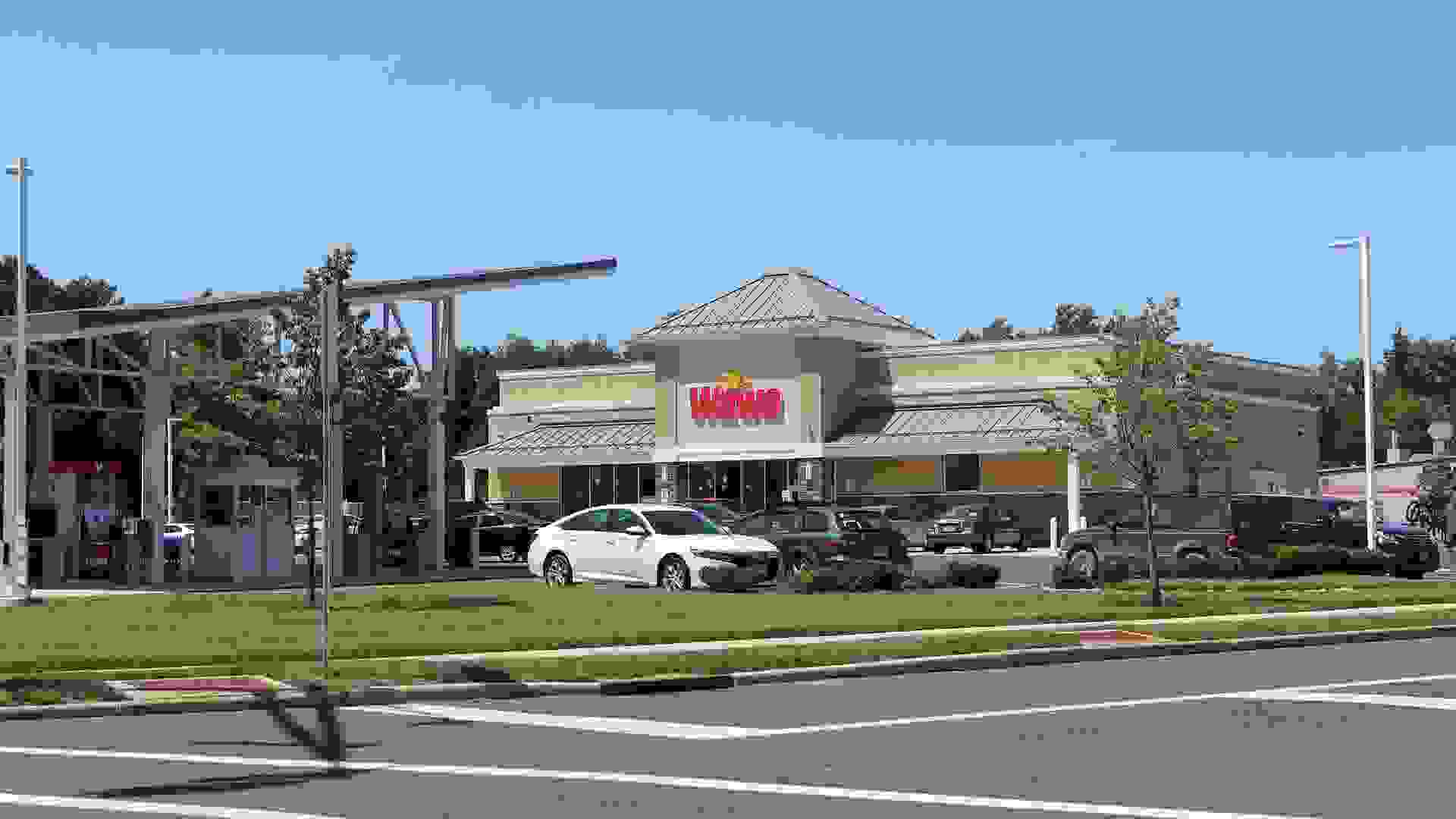 Princeton New Jersey - June 23, 2019:A Wawa convenience store, Wawa Inc.