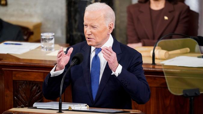 State of the Union address before a joint session of Congress, Washington, D.C, USA - 01 Mar 2022