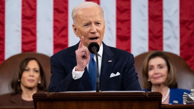 President Joe Biden Delivers His State of the Union Address at the U.S. Capitol, Washington, United States - 01 Mar 2022