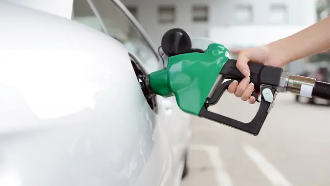 Refueling At Gas Station - XXXXXLarge stock photo