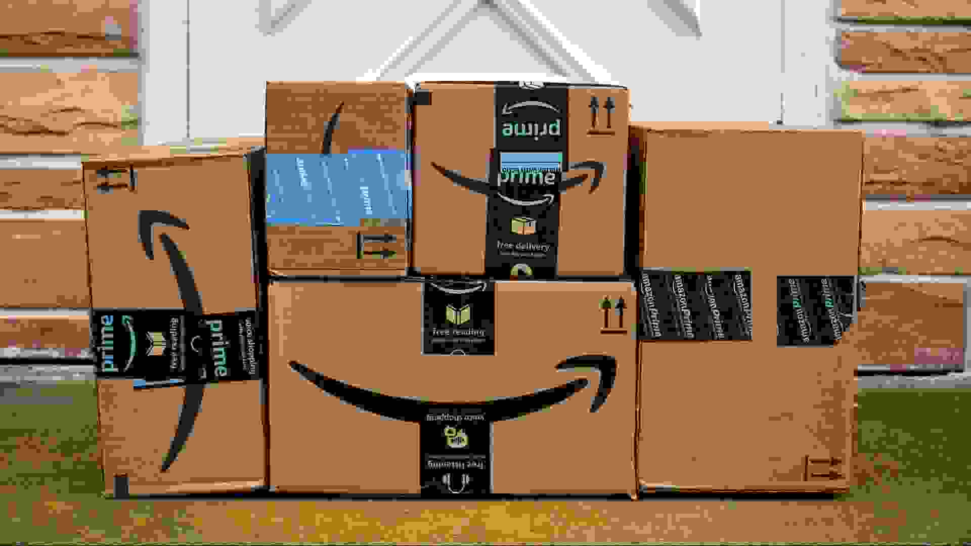 HAGERSTOWN, MD, USA - MAY 5, 2017: Image of an Amazon packages.