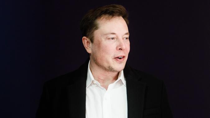Mandatory Credit: Photo by CLEMENS BILAN/EPA-EFE/Shutterstock (10473187bq)Tesla CEO Elon Musk attends the awarding ceremony of 'Das Goldene Lenkrad' (lit.