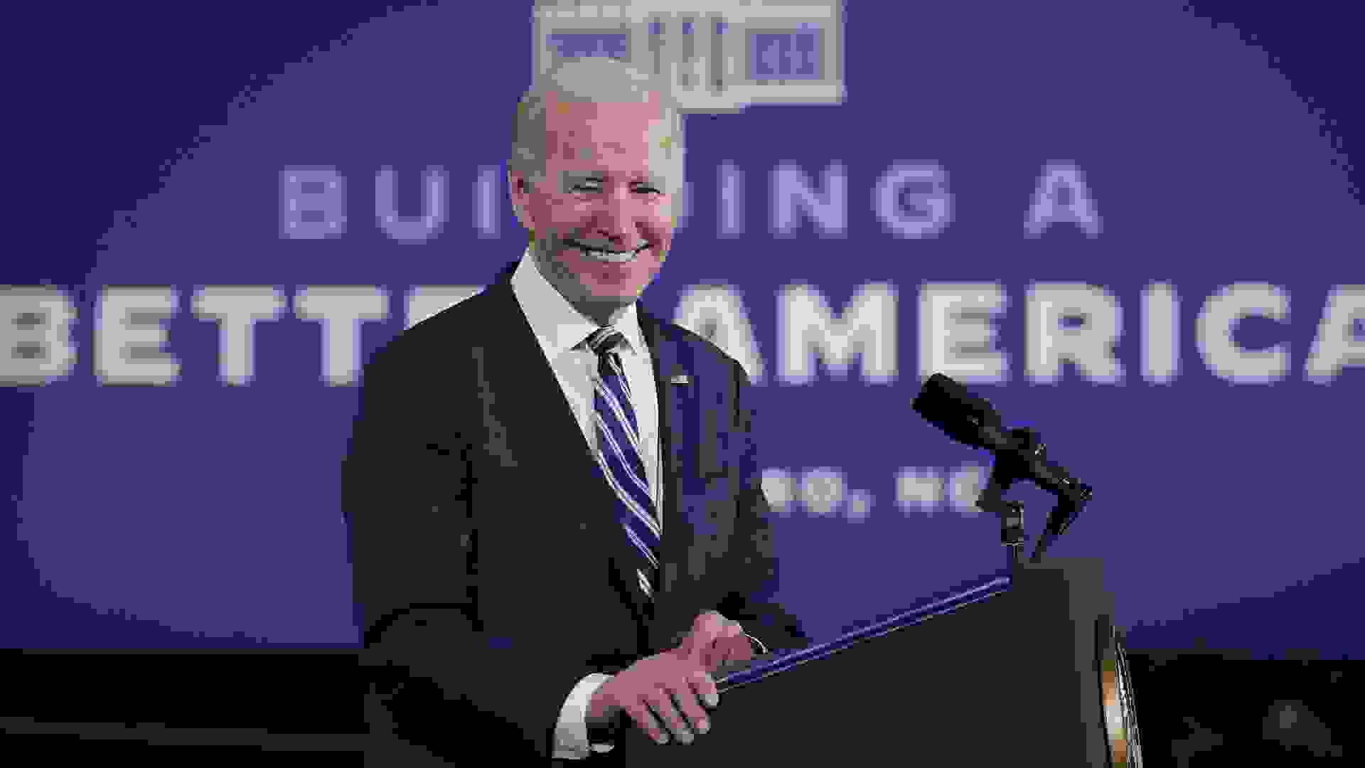 Mandatory Credit: Photo by Carolyn Kaster/AP/Shutterstock (12894933bd)President Joe Biden speaks at North Carolina Agricultural and Technical State University, in Greensboro, N.