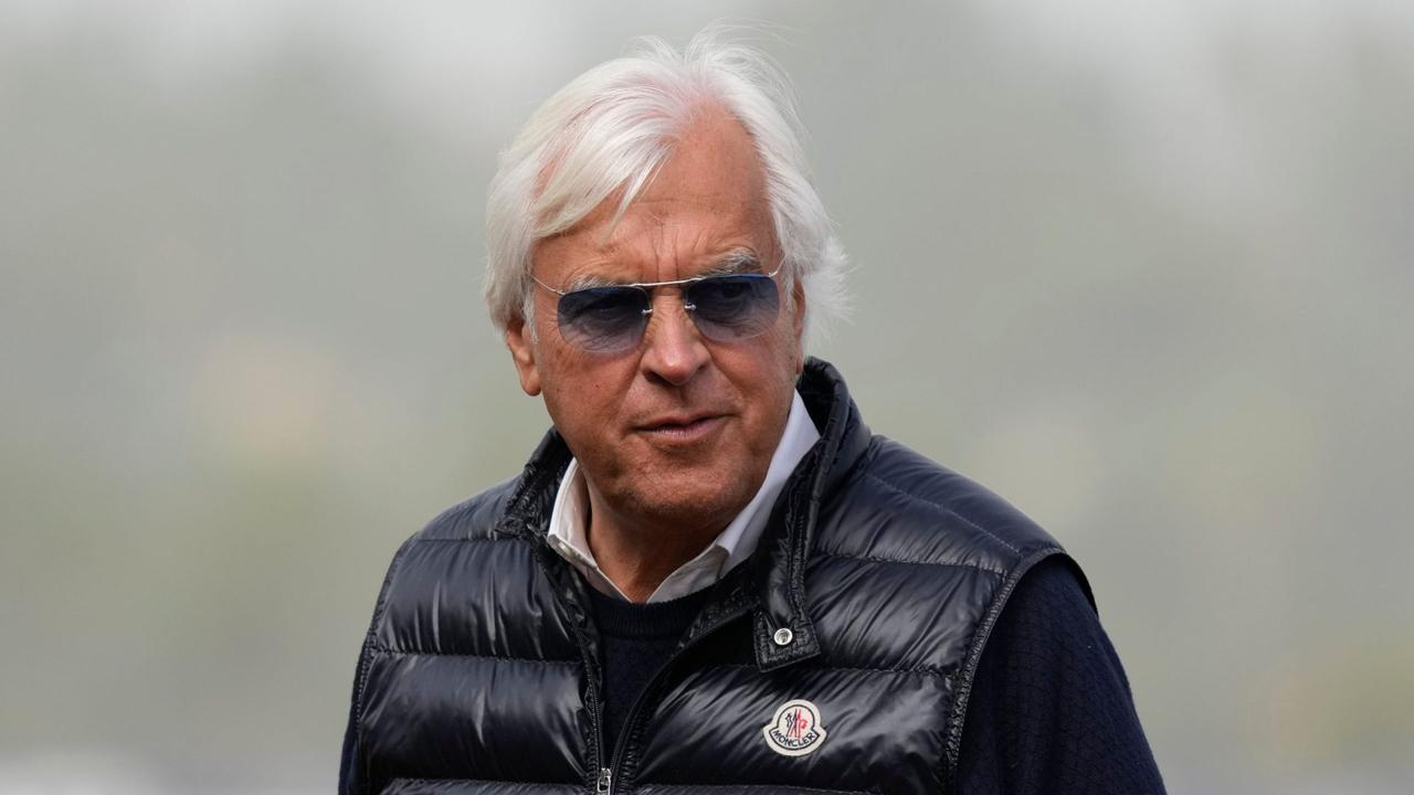 Mandatory Credit: Photo by Jae C Hong/AP/Shutterstock (12591085a)Horse trainer Bob Baffert looks on prior to the Breeders' Cup horse races at Del Mar racetrack in Del Mar, CalifBreeders Cup Horse Racing, Del Mar, United States - 05 Nov 2021.