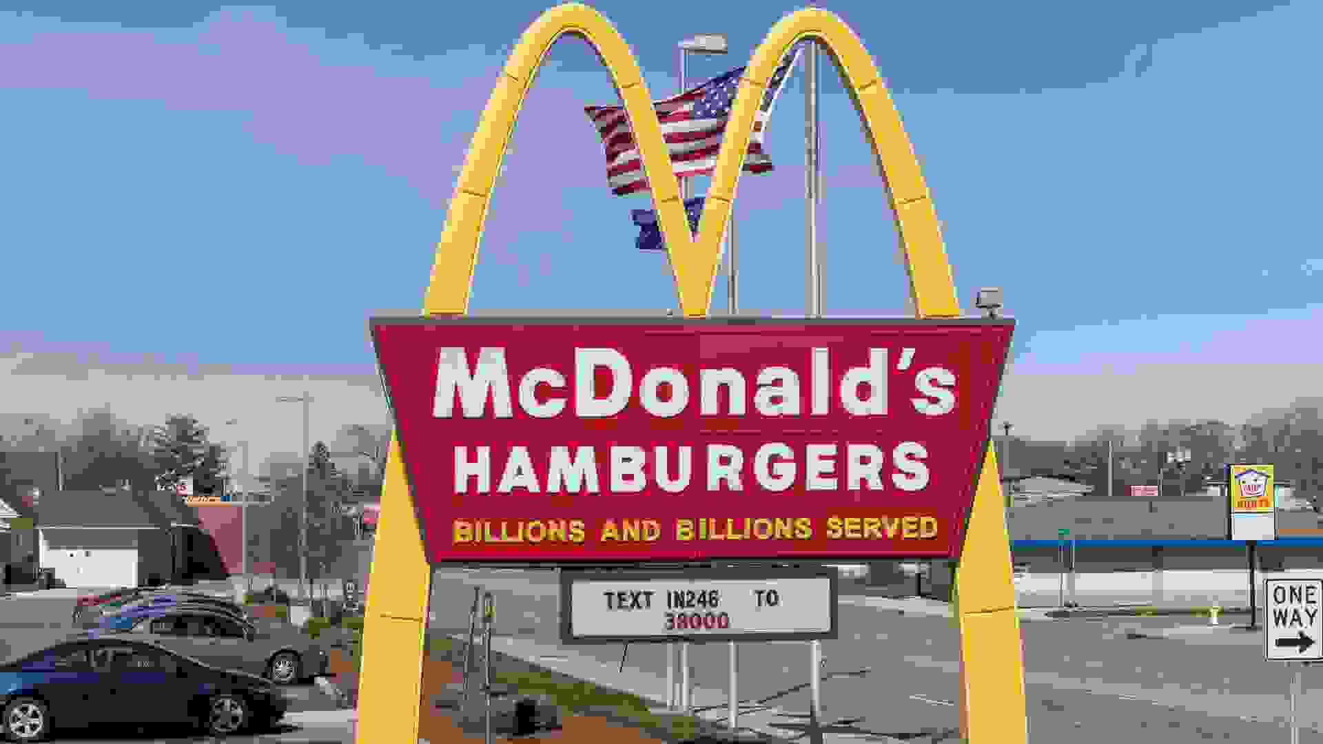 Richmond - Circa April 2022: McDonald's Restaurant.