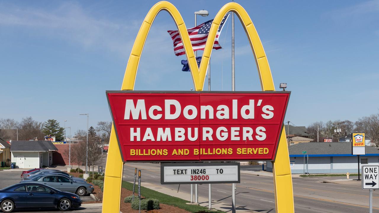 Richmond - Circa April 2022: McDonald's Restaurant.