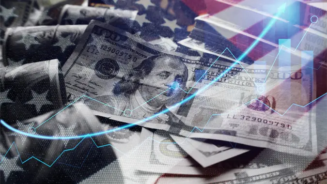 Investments In 401Ks, IRAs , And In Individual/Beneficiary Brokerage Portfolios Exploding In A United States Bull Market Concept.