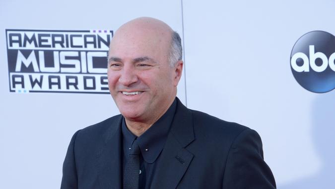 Mandatory Credit: Photo by Jim Ruymen/UPI/Shutterstock (12386920hj)Entrepreneur Kevin O'Leary arrives for the 43rd annual American Music Awards held at Microsoft Theater in Los Angeles on November 22, 2015.