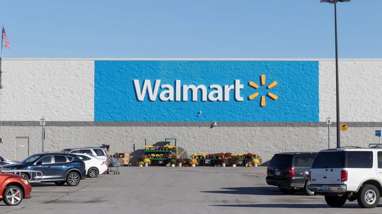 Frankfort - Circa October 2021: Walmart Retail Location.