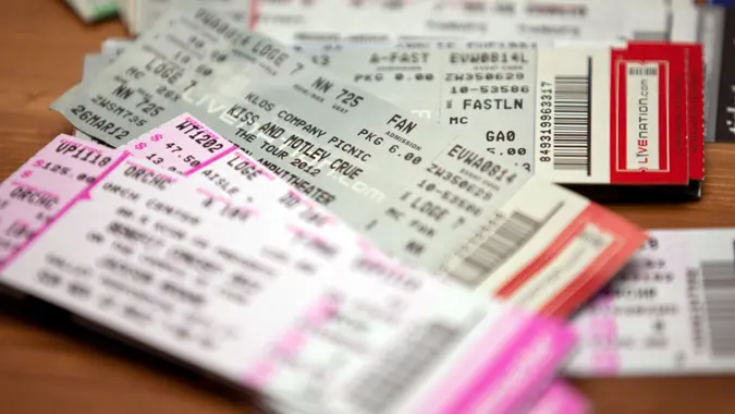 "Los Angeles, CA, USA - November 5, 2012: Music concert show event tIckets for Los Angeles area performances.