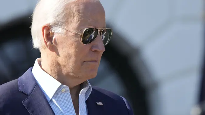 Mandatory Credit: Photo by Shutterstock (13017792f)United States President Joe Biden prior to making remarks at an Independence Day celebration for military families hosted by he and first lady Dr.