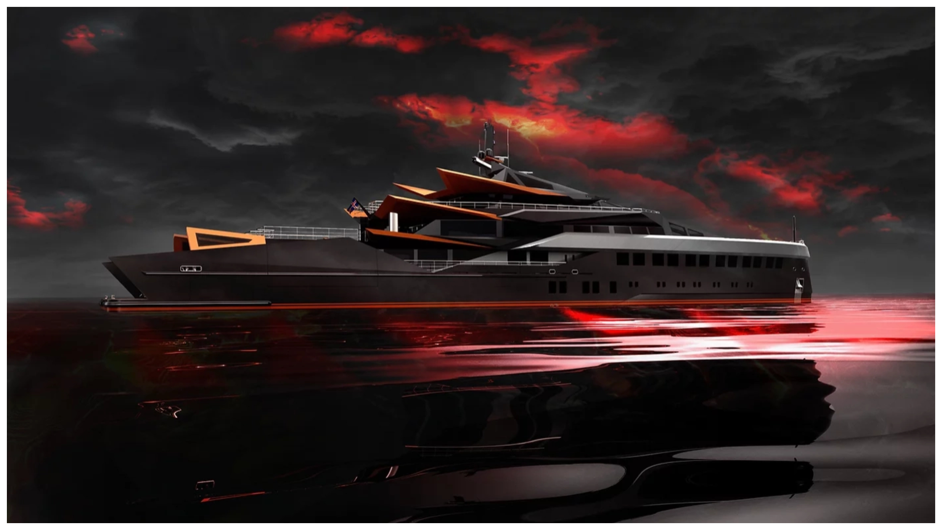 Must See ‘Forge’ Super Yacht Modeled in Shape of Volcano