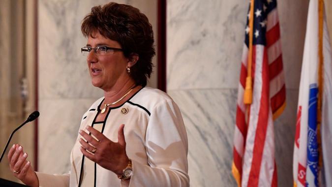 Mandatory Credit: Photo by Larry French/AP/Shutterstock (5894912d)Jackie Walorski United States Rep.