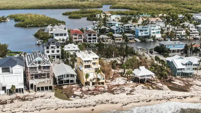 Florida hit by Hurricane Ian, Bonita Shores, USA - 29 Sep 2022