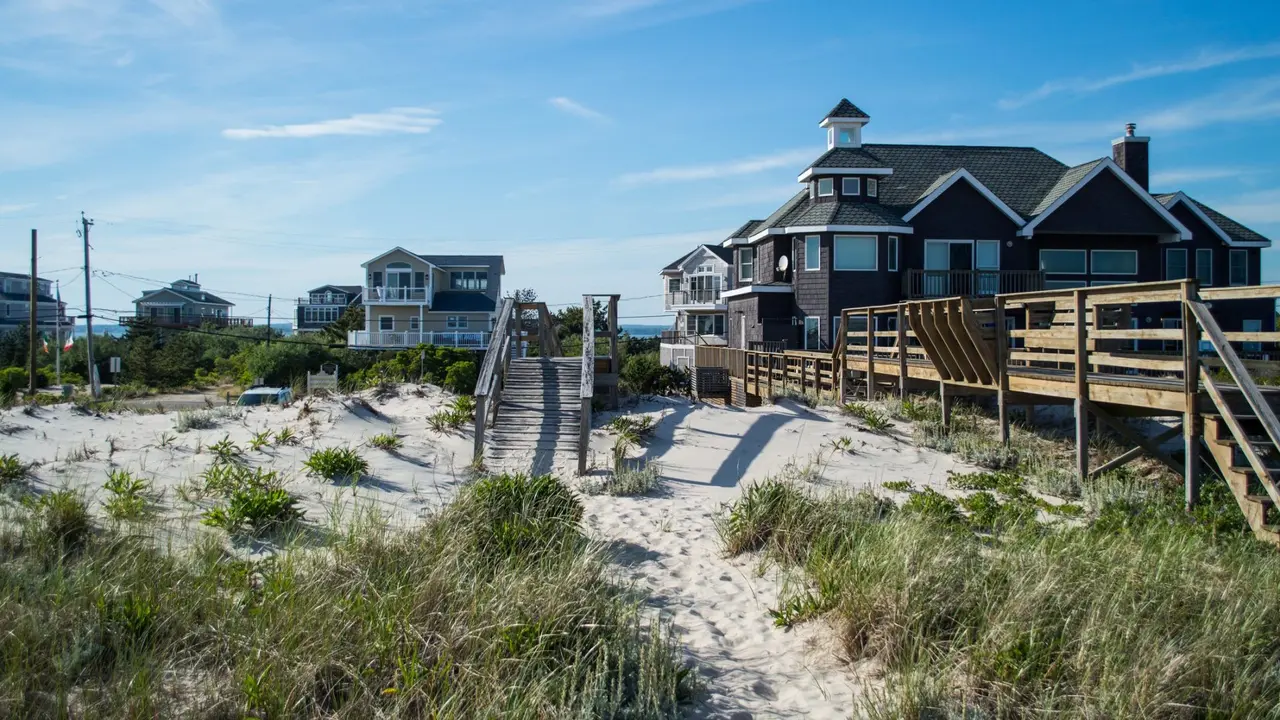 A summery day out at a beach in the Hamptons.