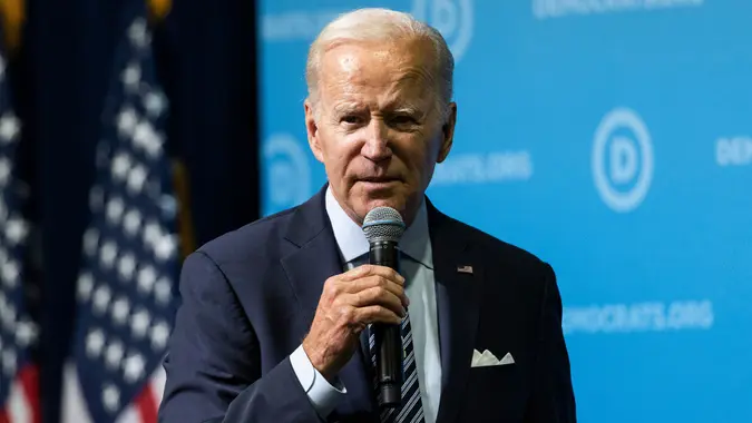Biden speaks on Queen Elizabeth II at DNC summer meeting, National Harbor, USA - 08 Sep 2022