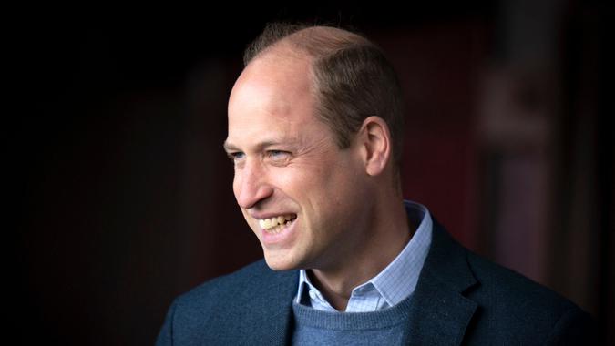 Mandatory Credit: Photo by Jane Barlow/WPA Pool/Shutterstock (12937199m)Prince William at Heart of Midlothian Football Club, Edinburgh, during a visit to see the 'The Changing Room' programme launched by SAMH (Scottish Association for Mental Health) in 2018 and is now delivered in football clubs across ScotlandPrince William visit to Midlothian Football Club, Edinburgh, Scotland, UK - 12 May 2022.