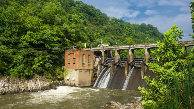 Little River Dam near Radford, VA.