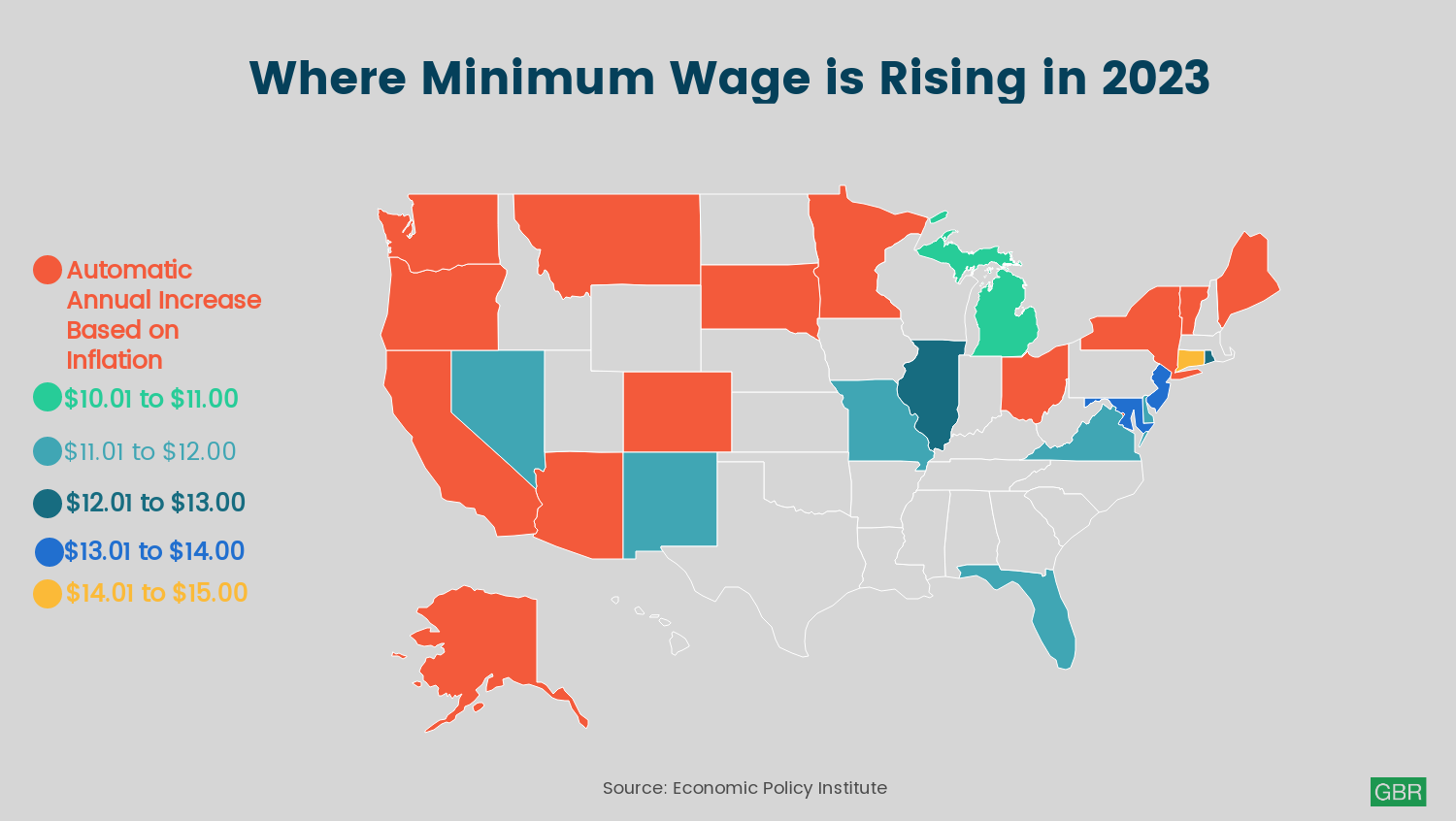 How Much These 12 States Will Increase Their Minimum Wage By In 2023   Min Wage 2023 1 