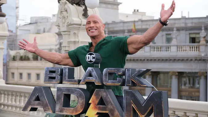 Mandatory Credit: Photo by Oscar Gonzalez/NurPhoto/Shutterstock (13478745i)Actor Dwayne Johnson during the photocall for the presentation of the movie "BLACK ADAM".