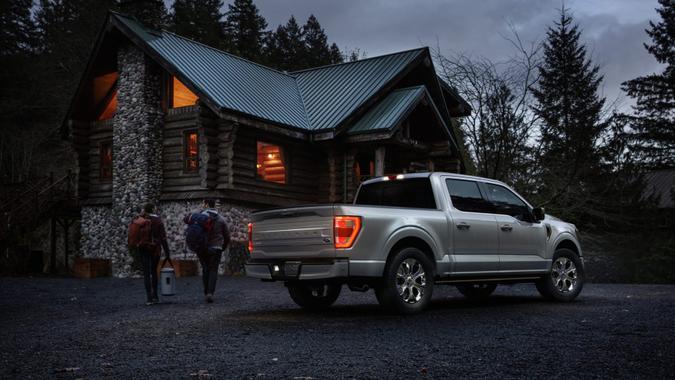All-new F-150 Platinum in Rapid Red.