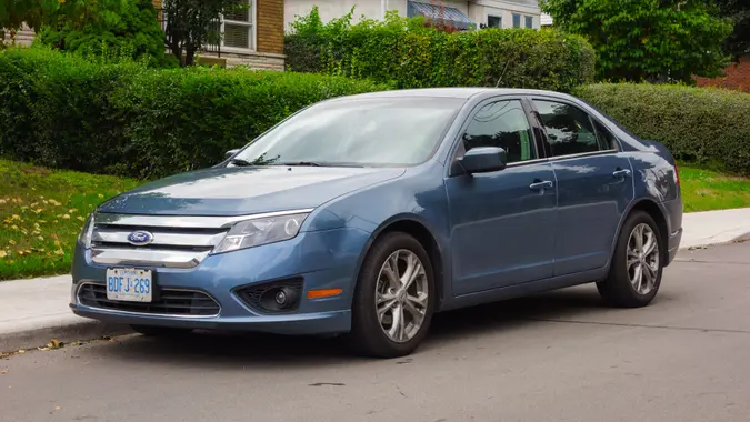 Ford Fusion stock photo
