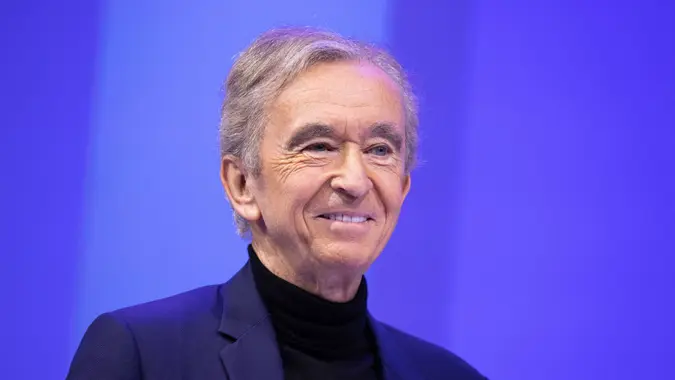 Mandatory Credit: Photo by Lafargue Raphael/ABACA/Shutterstock (13050148ad)French luxury group LVMH Chairman and Chief Executive Bernard Arnault attends an LVMH event at the Vivatech technology startups and innovation fair in Paris on May 16, 2022.
