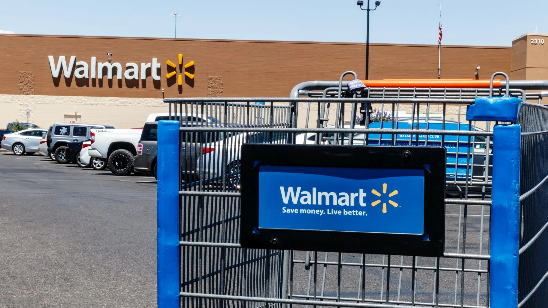 Las Vegas - Circa June 2019: Walmart Retail Location.