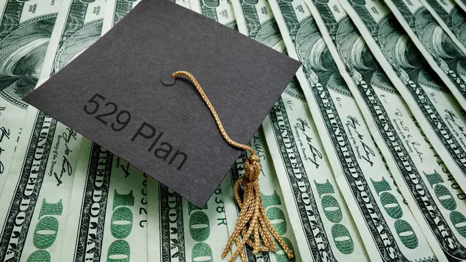 529 plan education money stock photo