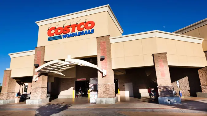 Citrus Heights, California, USA - Jun 29, 2012: Costco Wholesale storefront in Citrus Heights, California.