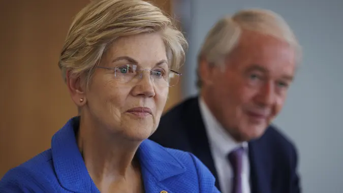 Senators Warren and Markey meet with reproductive health care advocates in Boston, USA - 29 Jun 2022