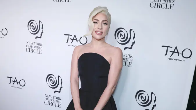Mandatory Credit: Photo by Gregory Pace/Shutterstock (12853134au)Lady GagaNew York Film Critics Circle Awards, Arrivals, New York, USA - 16 Mar 2022.