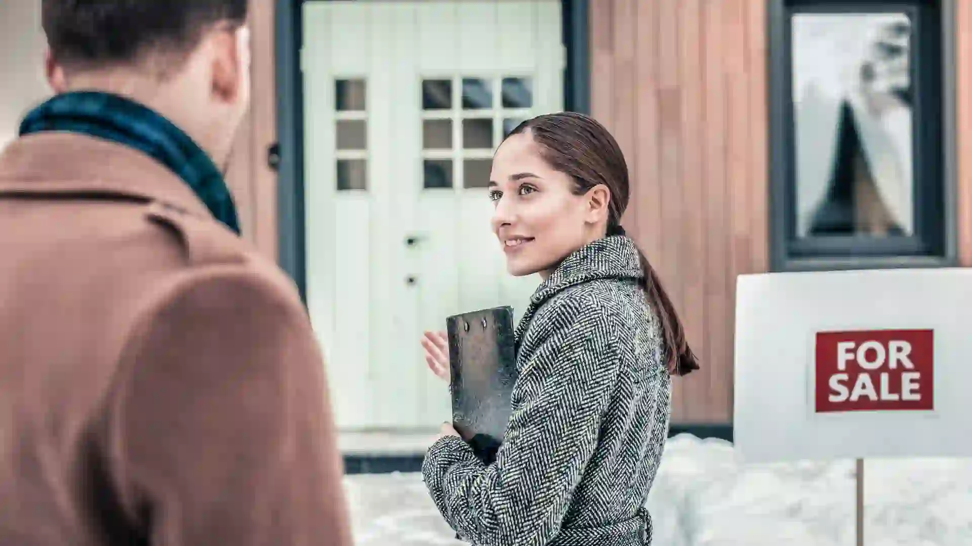 Inviting her client.