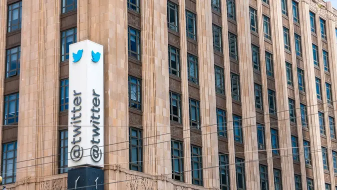 August 10, 2019 San Francisco / CA / USA - Twitter headquarters in downtown San Francisco.