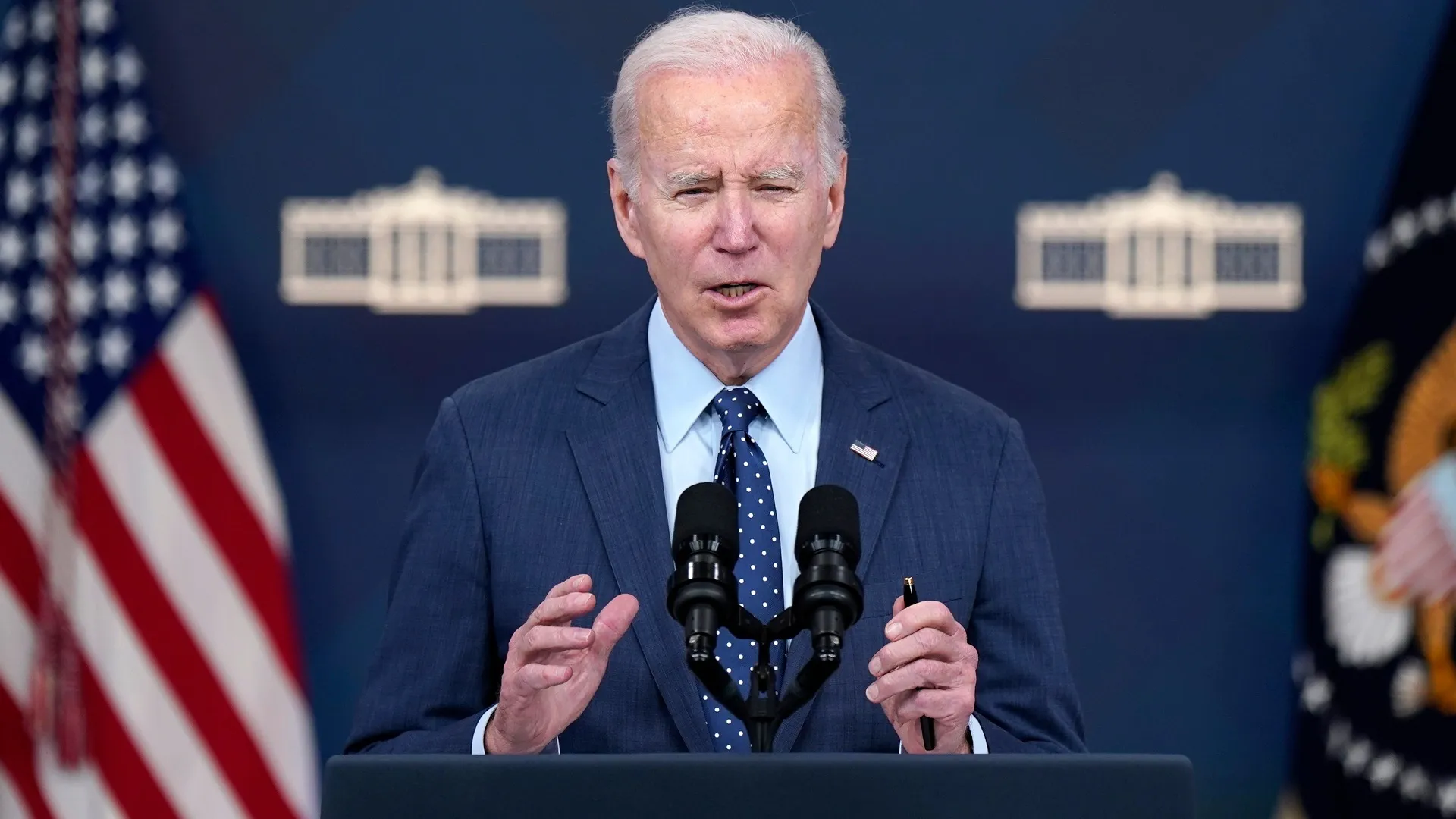 President Biden delivers remarks on US response to aerial objects, Washington, USA - 16 Feb 2023