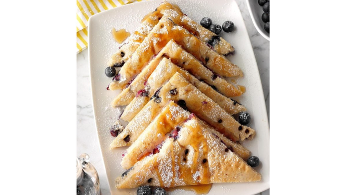 Baked Blueberry Pancakes
