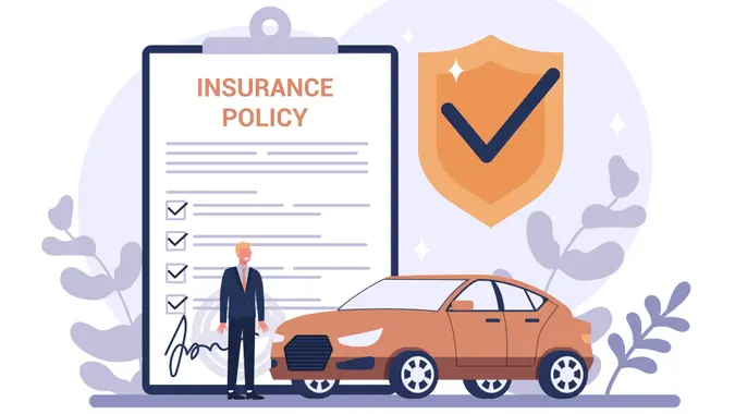 Car insurance concept.
