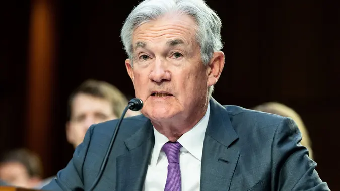 Jerome Powell at a Senate Banking, Housing, and Urban Affairs Committee Hearing in Washington - 07 Mar 2023