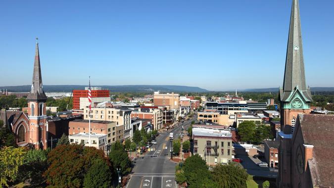 Schenectady, New York stock photo