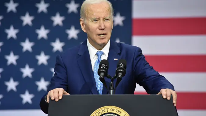 VA: President Of The United States Joe Biden Delivers Remarks On Affordable Healthcare And Republicans, Virginia Beach - 28 Feb 2023
