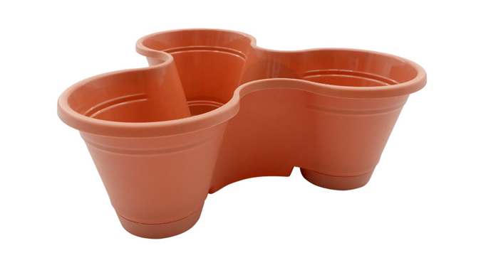 Dollar Tree stackable planters