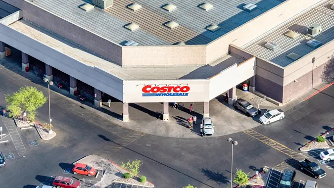 Costco Wholesale Warehouse Outlet stock photo