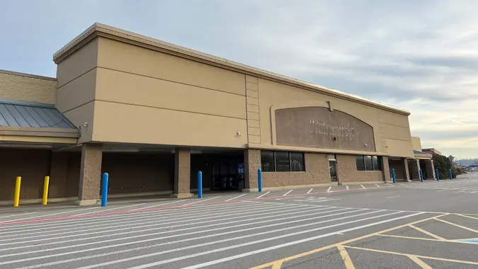 Walmart Store in Pittsburgh Closed stock photo