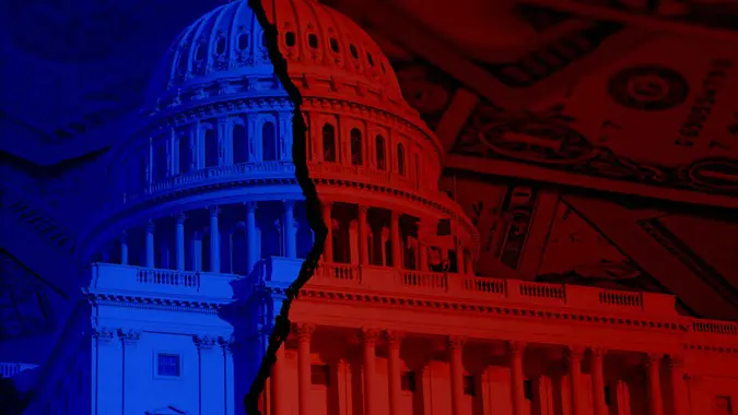 Government Debt Ceiling: Federal Government, Congress and Senate Budget Package.