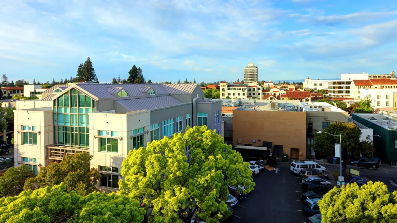 Palo Alto is a charter city located in the northwestern corner of Santa Clara County, California, United States, in the San Francisco Bay Area.