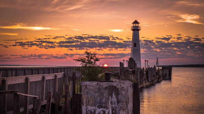 The beautiful waterfront of St.