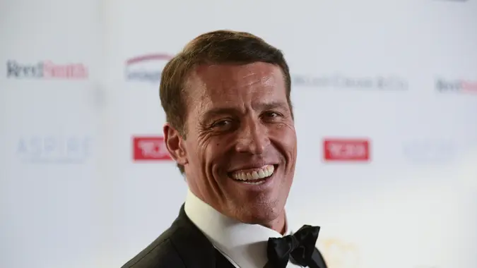 Mandatory Credit: Photo by Erik Pendzich/Shutterstock (8860175ap)Tony RobbinsHappy Hearts Fund's Graduation Gala, New York, USA - 07 Jun 2017.