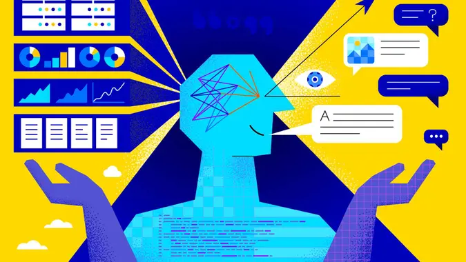 Artificial intelligence concept.