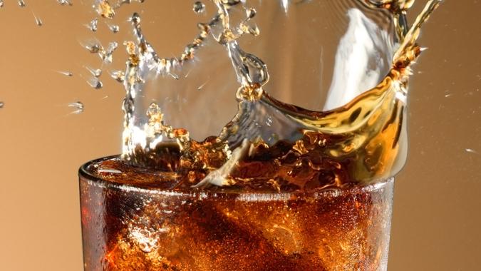Soda Splash stock photo