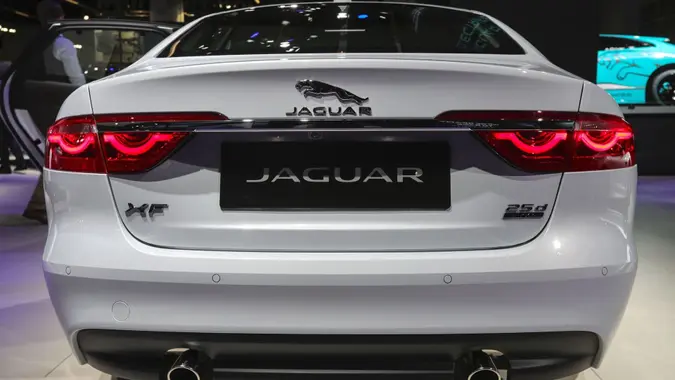 Mandatory Credit: Photo by Armando Babani/EPA-EFE/Shutterstock (9054689ay)The new Jaguar XF pictured at the International Motor Show IAA in Frankfurt Main, Germany, 13 September 2017.